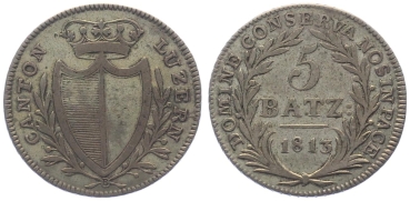 Luzern 5 Batzen 1813